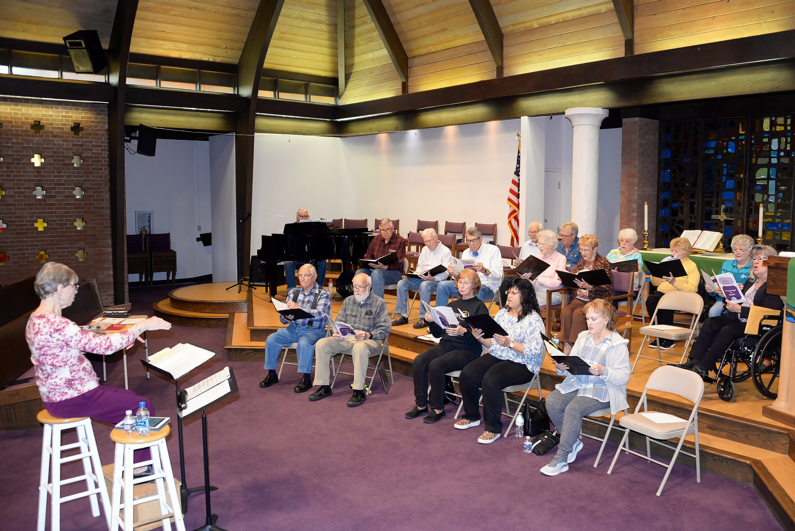 The Murrysville Cantata Choir rehearses for their November 13 concert