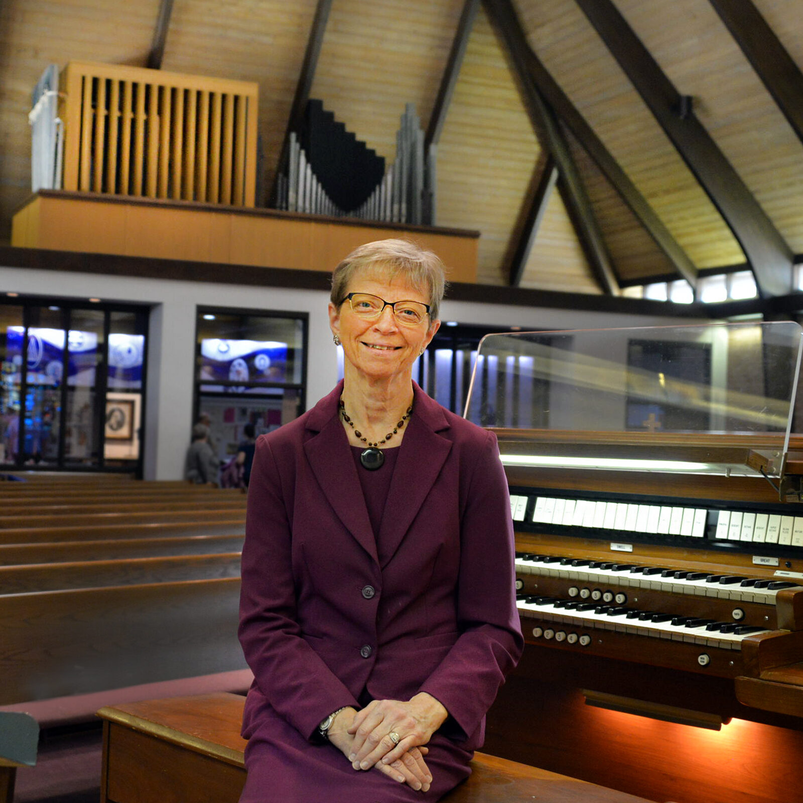 Ruth at organ 10-20-19